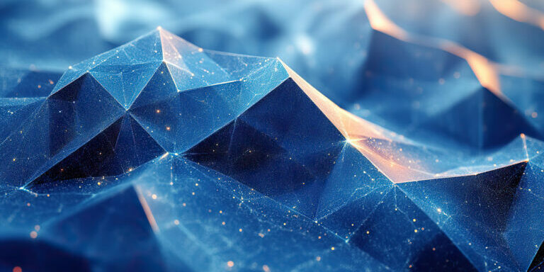 An AI-generated futuristic abstract background featuring technol