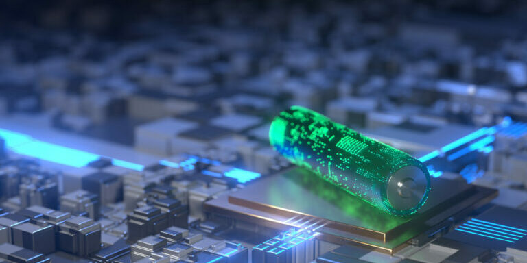 Solid State Battery for EV Electric Vehicle, new research and development batteries with solid electrolyte energy storage for automotive car industry, cathode